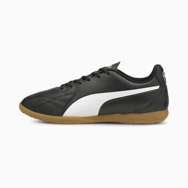 Puma King Hero 21 IT Férfi Focicipő Fekete Fehér | HU13427