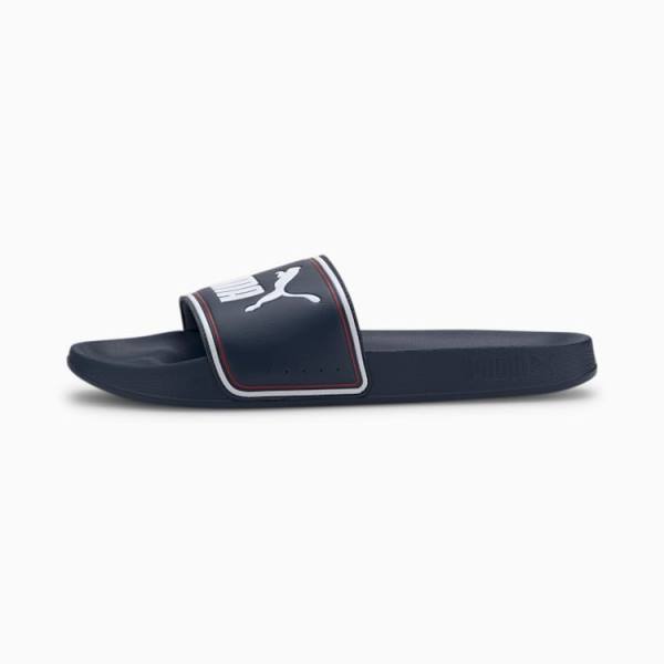 Puma Leadcat FTR Slides Női Szandál Sötétkék Fehér Piros | HU27977