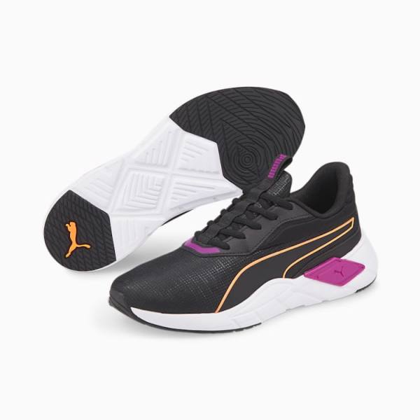 Puma Lex Női Edzőcipő Fekete Mélylila | HU48402