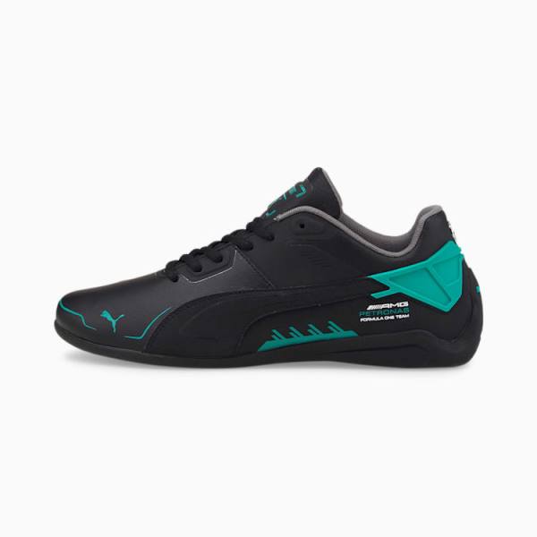 Puma Mercedes F1 Drift Cat Delta Férfi Motorsport Cipő Fekete Zöld | HU38716