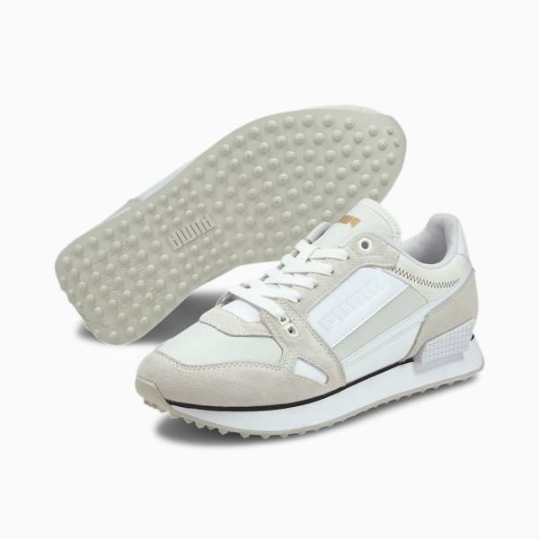 Puma Mile Rider Chrome Desert Női Tornacipő Fehér | HU37506