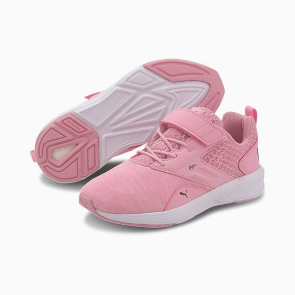 Puma NRGY Comet Preschool Fiú Tornacipő Rózsaszín Fekete Fehér | HU00602