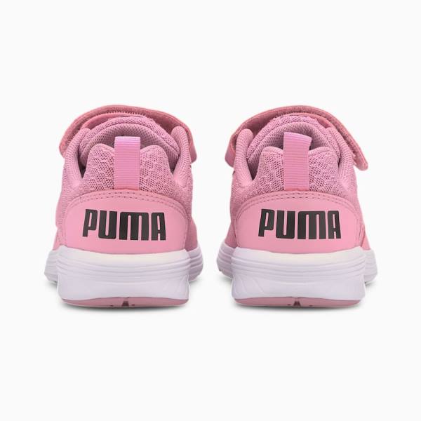 Puma NRGY Comet Preschool Fiú Tornacipő Rózsaszín Fekete Fehér | HU00602