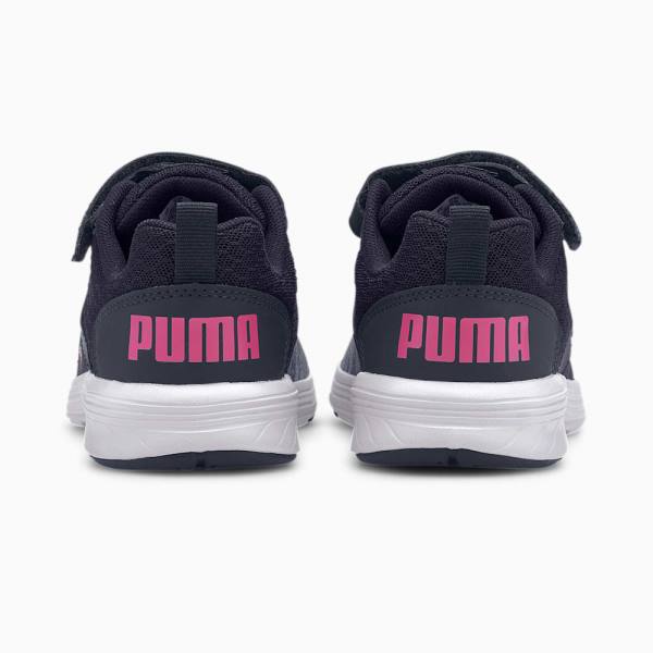 Puma NRGY Comet Preschool Fiú Tornacipő Sötétkék Rózsaszín | HU44761