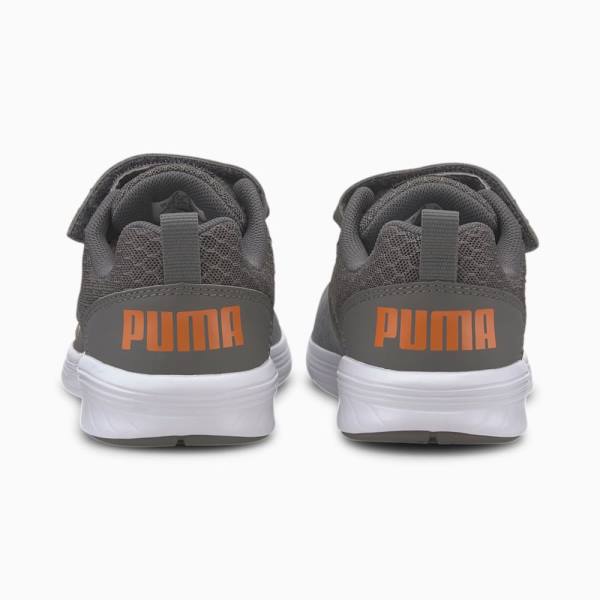 Puma NRGY Comet Preschool Fiú Tornacipő Szürke Piros | HU86289