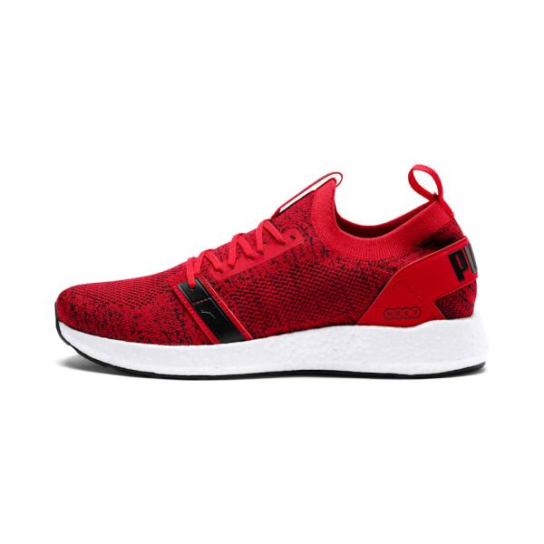 Puma NRGY Neko Engineer Knit Férfi Futócipő Piros Fehér Fekete | HU24212