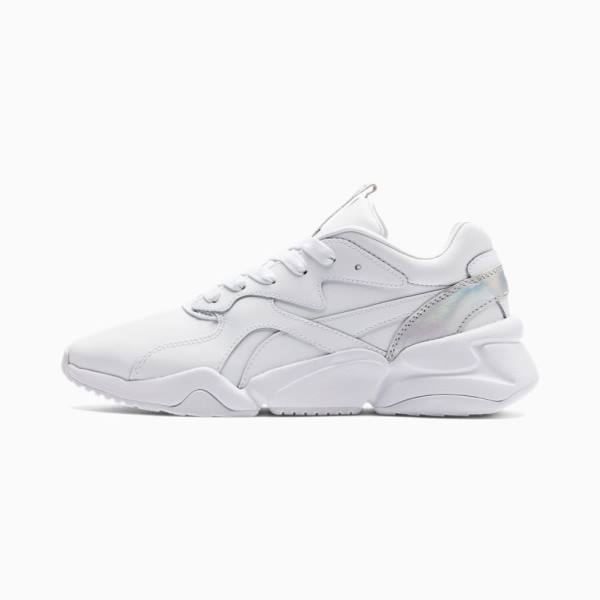 Puma Nova Iridescent Női Tornacipő Fehér Fekete | HU40138