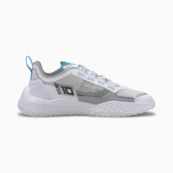 Puma Octn LoFi DNA Férfi Motorsport Cipő Fehér Kék Szürke | HU77748