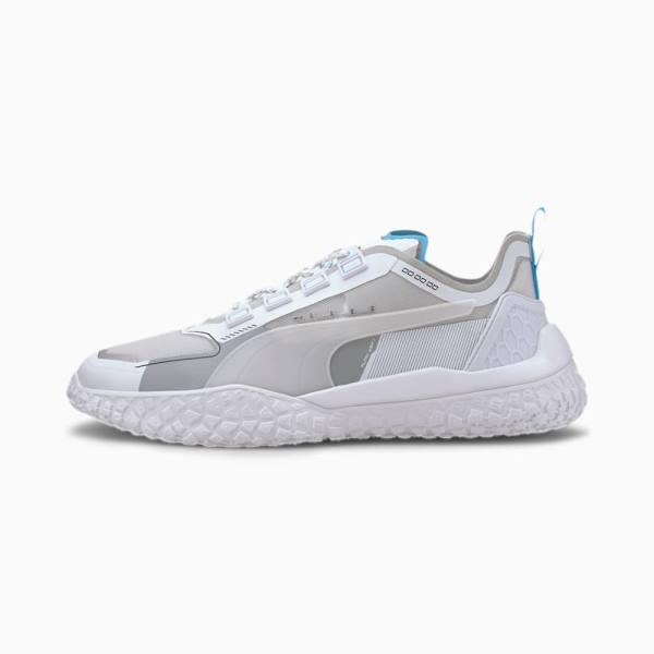 Puma Octn LoFi DNA Férfi Motorsport Cipő Fehér Kék Szürke | HU77748