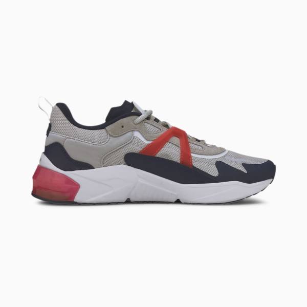 Puma Optic Pax LQDCELL Férfi Edzőcipő Szürke Piros | HU71010