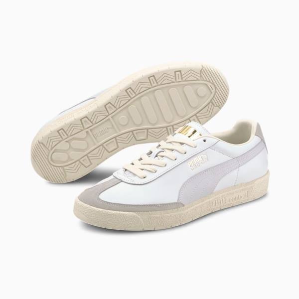 Puma Oslo-City Luxe Férfi Tornacipő Fehér Szürke | HU82388