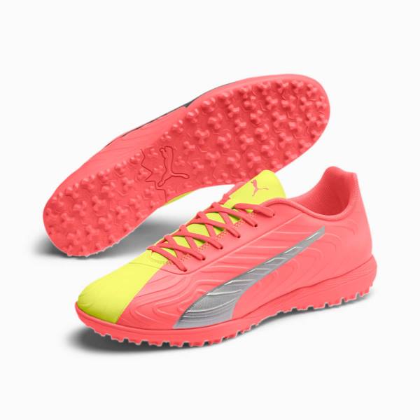 Puma PUMA ONE 20.4 TT Férfi Focicipő Rózsaszín Sárga Titán | HU23416