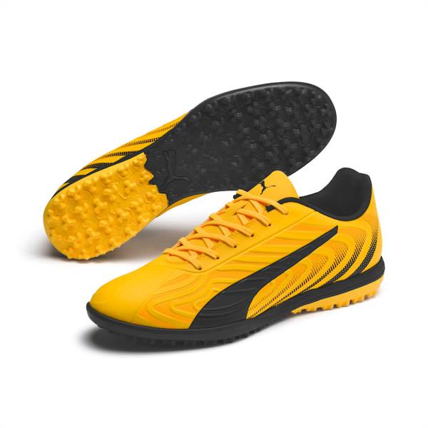 Puma PUMA ONE 20.4 TT Férfi Focicipő Sárga Fekete Narancssárga | HU04759