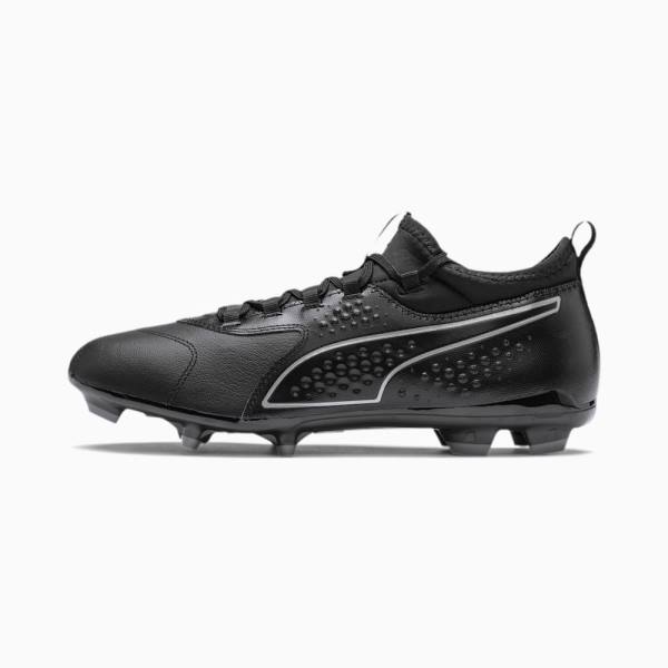 Puma PUMA ONE 3 Bőr FG Férfi Focicipő Fekete Fekete | HU98745