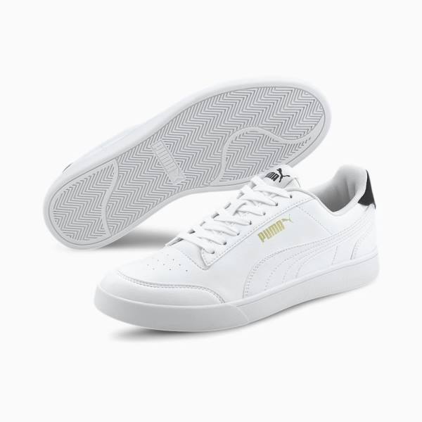 Puma PUMA Shuffle Férfi Tornacipő Fehér Arany | HU24767