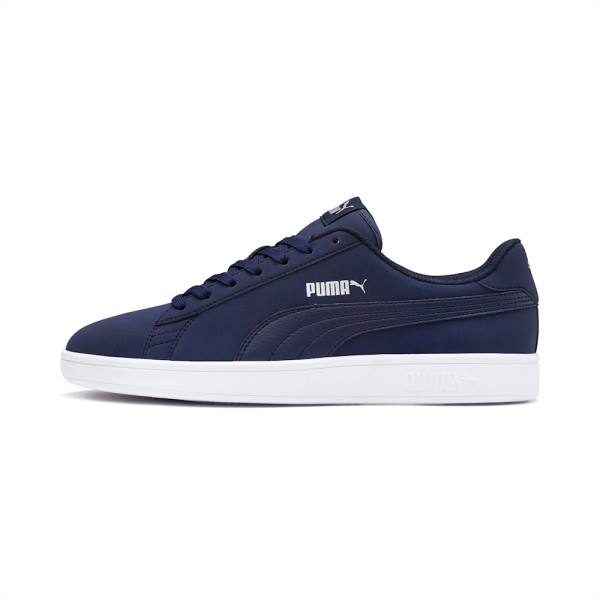 Puma PUMA Smash v2 Buck Férfi Tornacipő Sötétkék Titán Fehér | HU69380