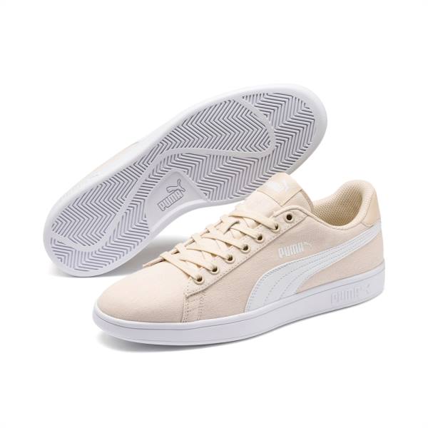 Puma PUMA Smash v2 Női Tornacipő Bézs Fehér | HU67821