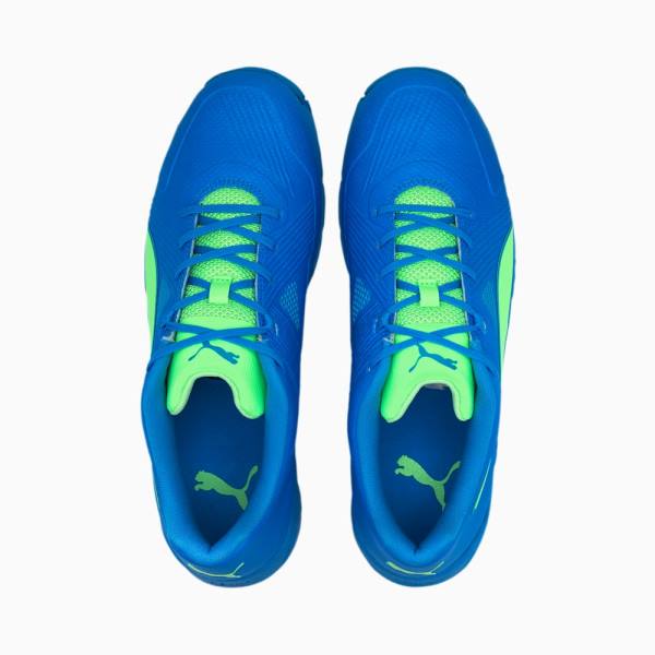 Puma PUMA Spike 19.1 Cricket Férfi Futócipő Zöld Kék | HU81152