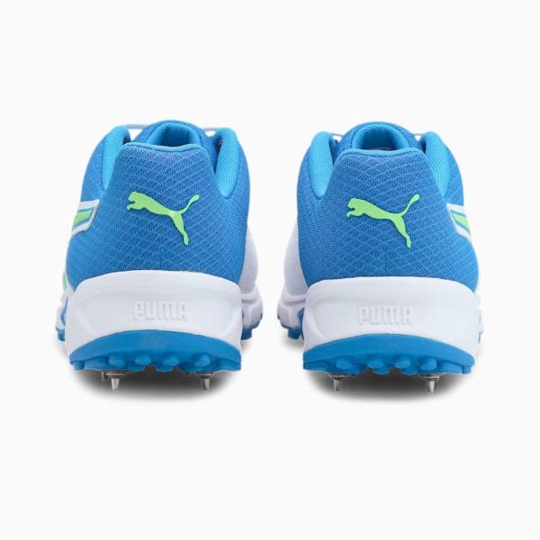 Puma PUMA Spike 19.2 Cricket Férfi Focicipő Fehér Kék Zöld | HU22170