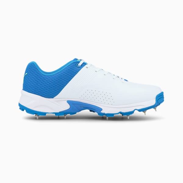 Puma PUMA Spike 19.2 Cricket Férfi Focicipő Fehér Kék Zöld | HU22170