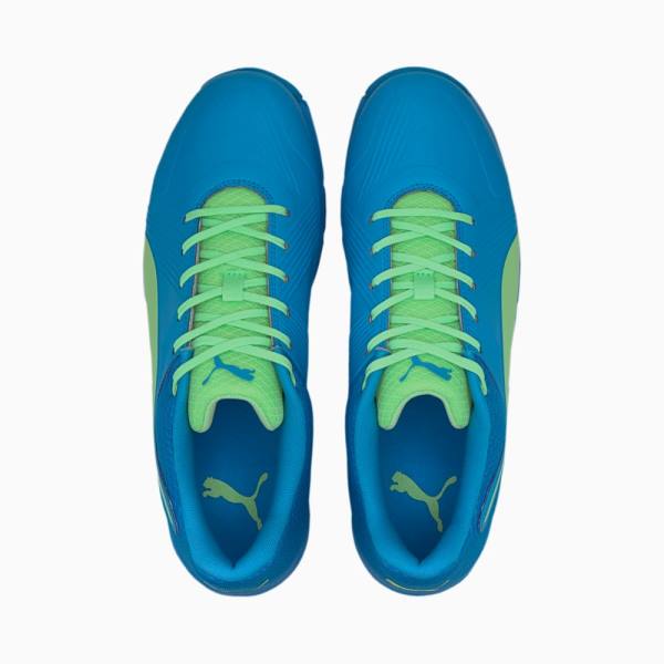 Puma PUMA Spike 19.2 Cricket Férfi Focicipő Zöld Kék | HU26994