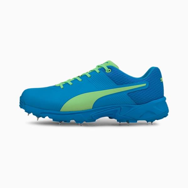 Puma PUMA Spike 19.2 Cricket Férfi Focicipő Zöld Kék | HU26994