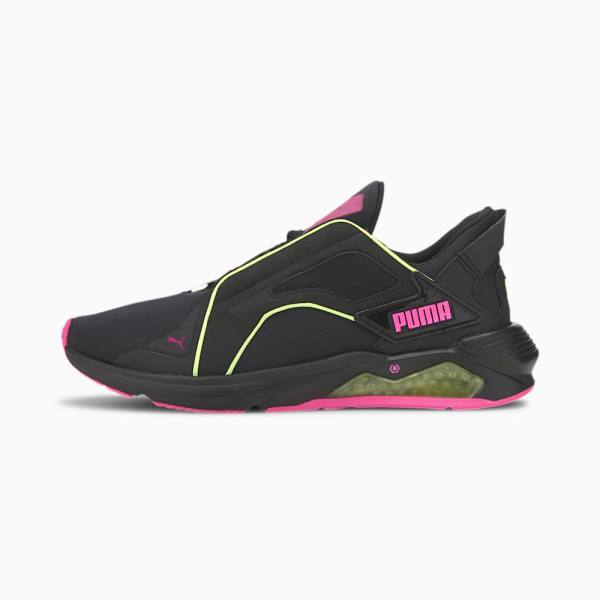 Puma PUMA x FIRST MILE LQDCELL Method Xtreme Női Edzőcipő Fekete Sárga Rózsaszín | HU25636