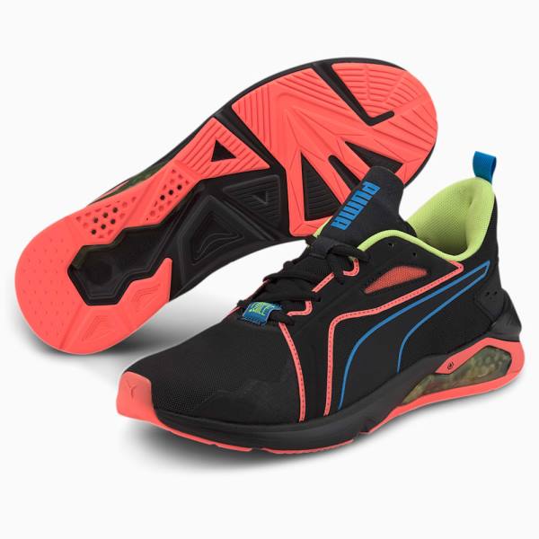 Puma PUMA x FIRST MILE LQDCELL Method Xtreme Férfi Edzőcipő Fekete Narancssárga Sárga | HU84600