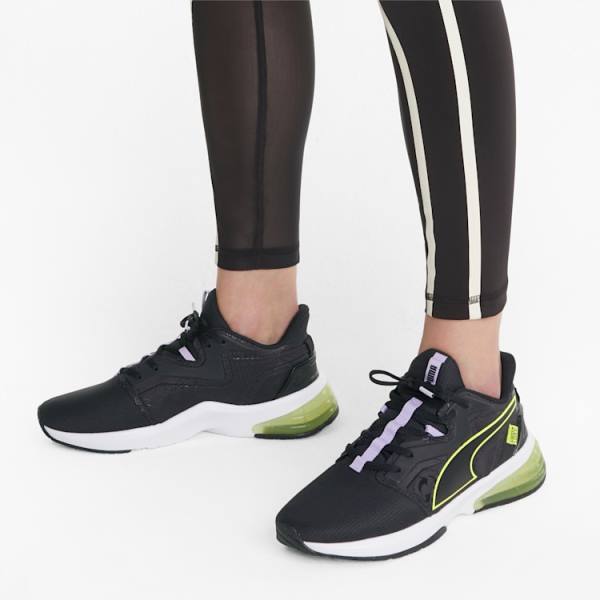 Puma PUMA x FIRST MILE LVL-UP Női Edzőcipő Fekete Sárga | HU68390