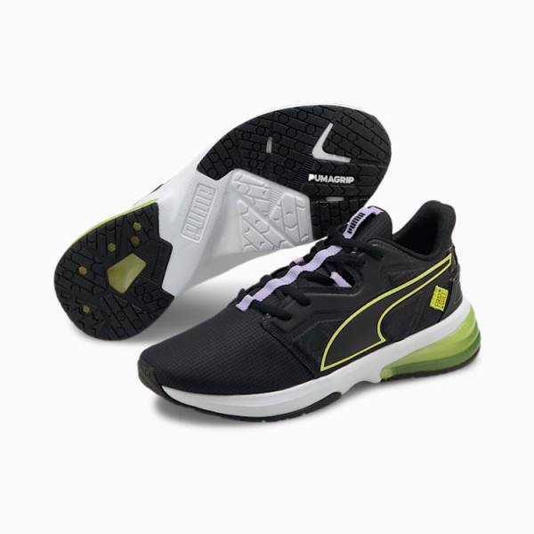 Puma PUMA x FIRST MILE LVL-UP Női Edzőcipő Fekete Sárga | HU68390