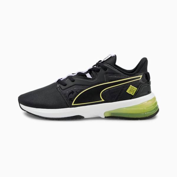 Puma PUMA x FIRST MILE LVL-UP Női Edzőcipő Fekete Sárga | HU68390