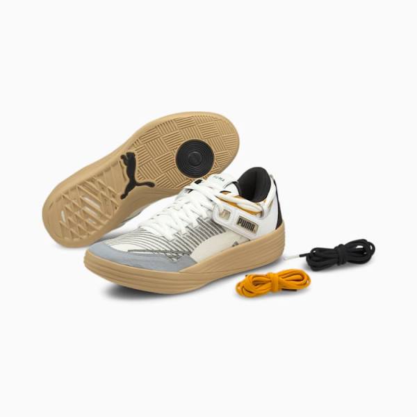 Puma PUMA x KUZMA Clyde All-Pro Férfi Kosárlabda Cipő Fehér | HU17928