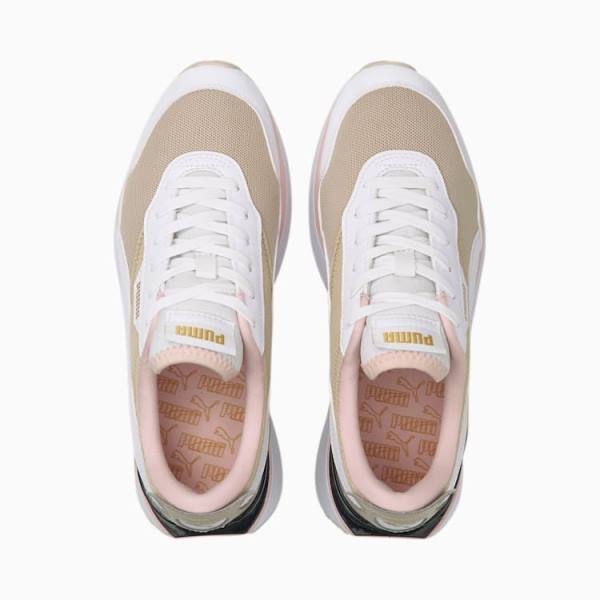 Puma PUMA x PAMELA REIF Cruise Rider Tumbled VG Női Tornacipő Fehér | HU93909