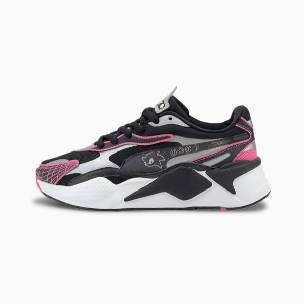 Puma PUMA x SEGA RS-X3 Youth Fiú Tornacipő Rózsaszín Fekete | HU22491