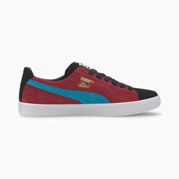 Puma PUMA x THE HUNDREDS Clyde Férfi Tornacipő Fekete Fehér | HU57635