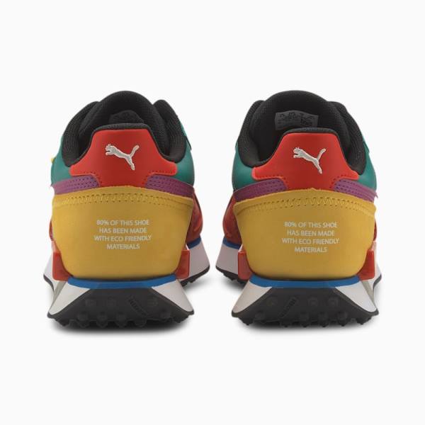 Puma PUMA x THE HUNDREDS Future Rider Női Tornacipő Piros Fehér | HU31853