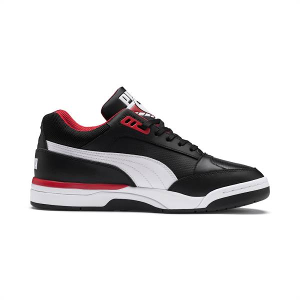 Puma Palace Guard Férfi Tornacipő Fekete Fehér Piros | HU50648