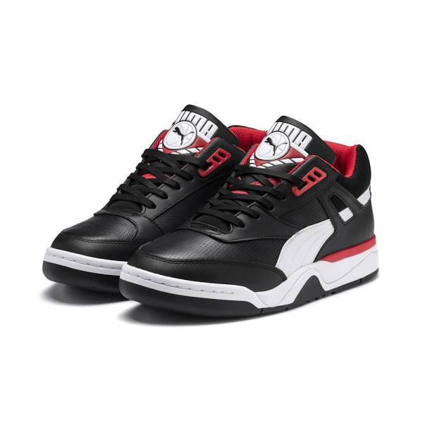 Puma Palace Guard Női Tornacipő Fekete Fehér Piros | HU09546