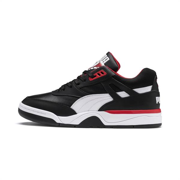 Puma Palace Guard Női Tornacipő Fekete Fehér Piros | HU09546