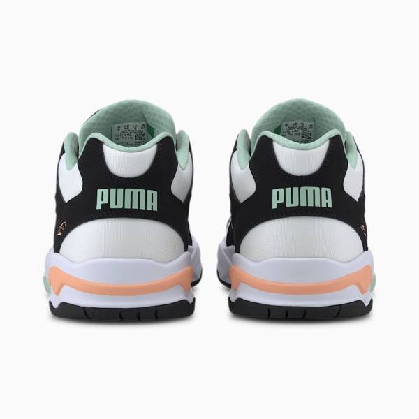 Puma Performer Clay Női Tornacipő Fehér Fekete Zöld | HU66242