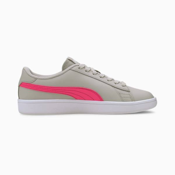 Puma Puma Smash v2 Youth Fiú Tornacipő Szürke Rózsaszín | HU96700