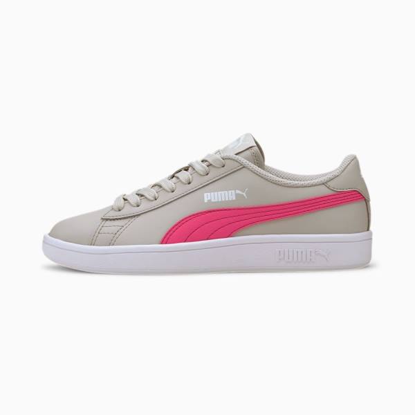 Puma Puma Smash v2 Youth Fiú Tornacipő Szürke Rózsaszín | HU96700