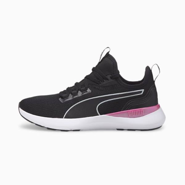 Puma Pure XT Stardust Női Edzőcipő Fekete Mélylila | HU82440