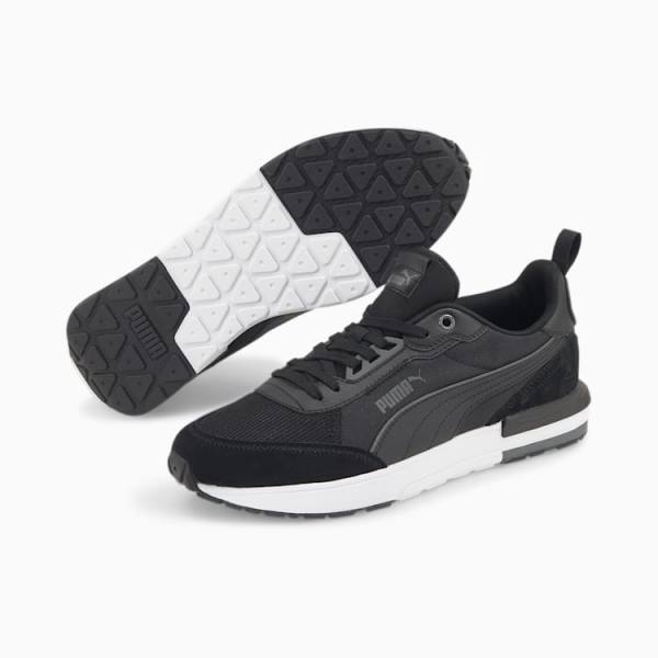 Puma R22 Női Tornacipő Fekete Sötétszürke Fehér | HU76800