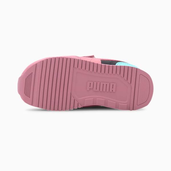 Puma R78 Fiú Tornacipő Szürke Rózsaszín Fekete | HU03512