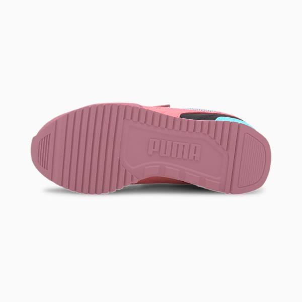 Puma R78 Fiú Tornacipő Szürke Rózsaszín Fekete | HU18393