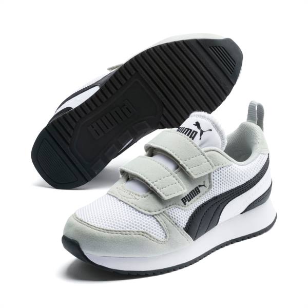 Puma R78 Lány Tornacipő Fehér Szürke Fekete | HU45682