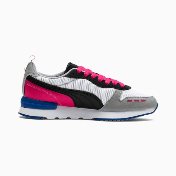 Puma R78 Runner Férfi Tornacipő Fehér Fekete Lila | HU32456