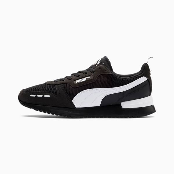 Puma R78 Runner Férfi Tornacipő Fekete Fehér | HU84791