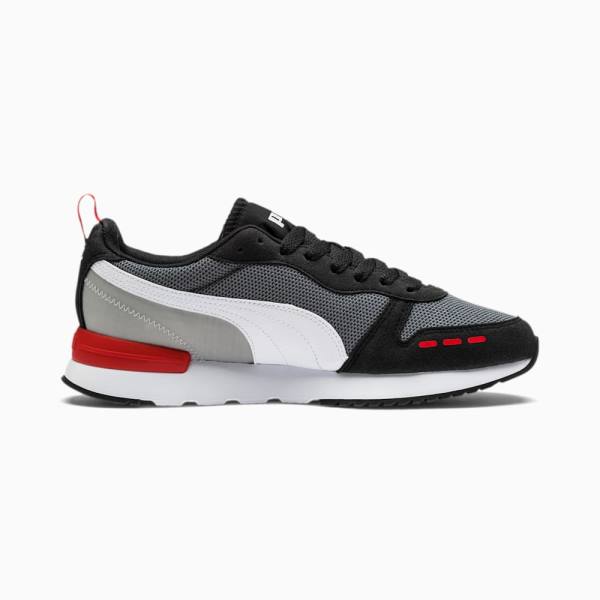 Puma R78 Runner Férfi Tornacipő Szürke Fekete Fehér | HU60945